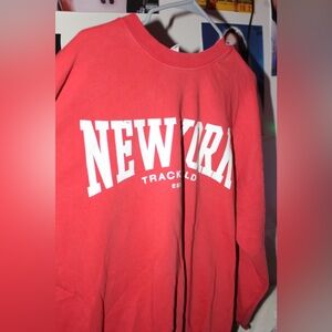 Red H&M crewneck